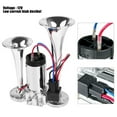 thumbnail image 3 of Waterproof Loud Train Horn, High-Quality Chrome Plating for Vehicles, Improved Air Compressor with Strong Air Pressure, Stable Performance 12V System, 3 of 5