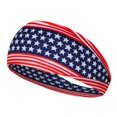 thumbnail image 2 of Certgust Hot Sales Wide Head Scarf for Women Sports Wicking Elastic Headband for Independence Day Head Wraps for Women, 2 of 4