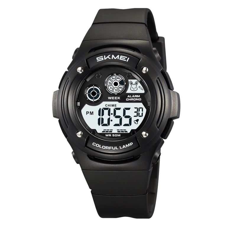 Digital Sport Watch with Stopwatch and Alarm - 50m Water Resistant CakCity Men main image 3
