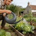 thumbnail image 5 of Rijanmt 1.05 Gallon Watering Kettle Long Spout Garden Yard,4L Portable Watering Can,Round Hollow-Out Design,Plastic Water Can for Horticultural Courtyard,Indoor Outdoor Flower Arrangements,A, 5 of 7