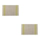 thumbnail image 2 of Bewildely Mantel de de PVC para comedor, manteles individuales, posavasos, antideslizante, lavable, accesorios para el hogar, suministros para el Amarillo 2Conjunto, 2 of 6