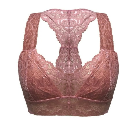 

Women Full Coverage Bra Plus Size Vest Crop Wire Free Bras Lingerie V-Neck Underwear S-3XL