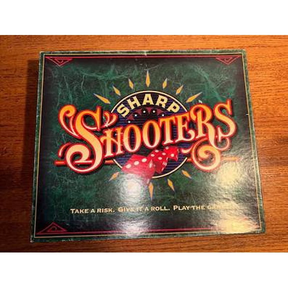 Pre-Owned 1994 Sharp Shooters Dice Game by Milton Bradley
