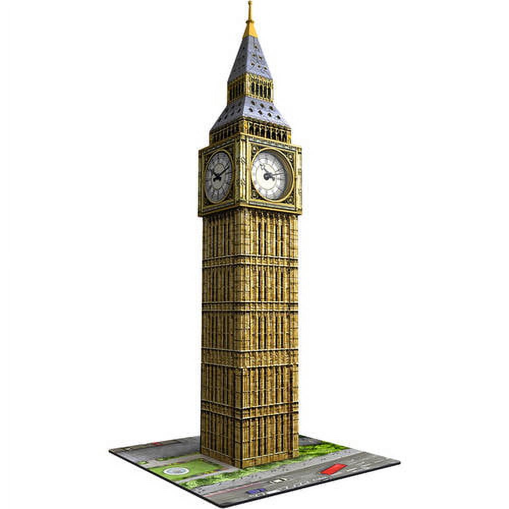 Ravensburger - 3D Puzzle - Big Ben with Working Clock 216 Piece Jigsaw Puzzle - image 2 of 3