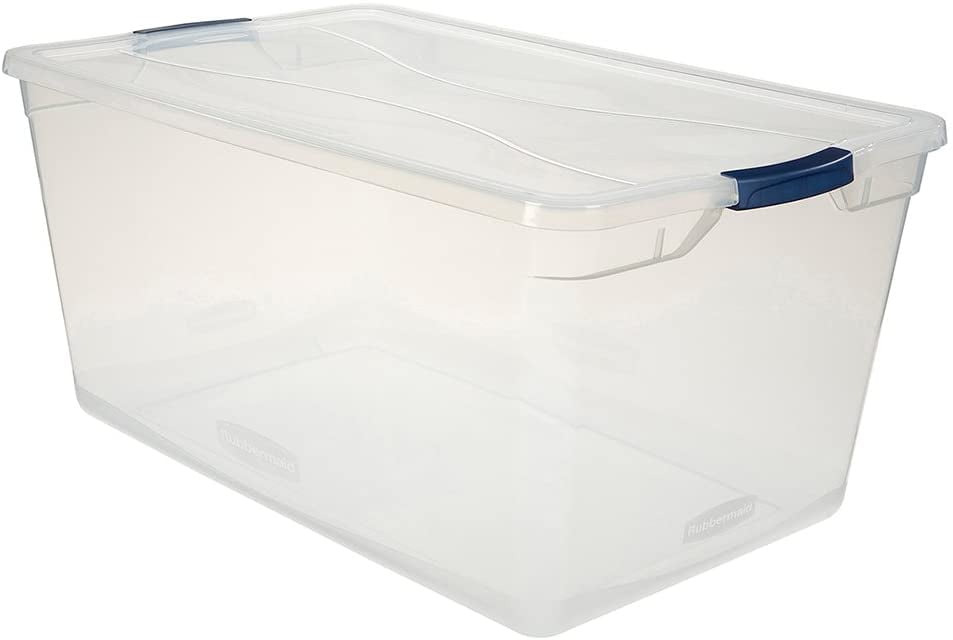 Clear Plastic Storage Box - wide 3