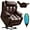 Brown, variant on Triple Motor Power Lift Recliner with Massage and Heat, Electric Recliner Chair for Elderly, Adjustable Headrest, Infinite Position, Cup Holders, USB Ports, Brown
