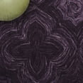 thumbnail image 6 of SAFAVIEH Ikat Orinda Distressed Area Rug, Purple, 6' x 6' Round, 6 of 10