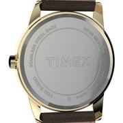 Timex Men's Easy Reader Bold Brown/Gold 38mm Casual Watch, Leather Strap