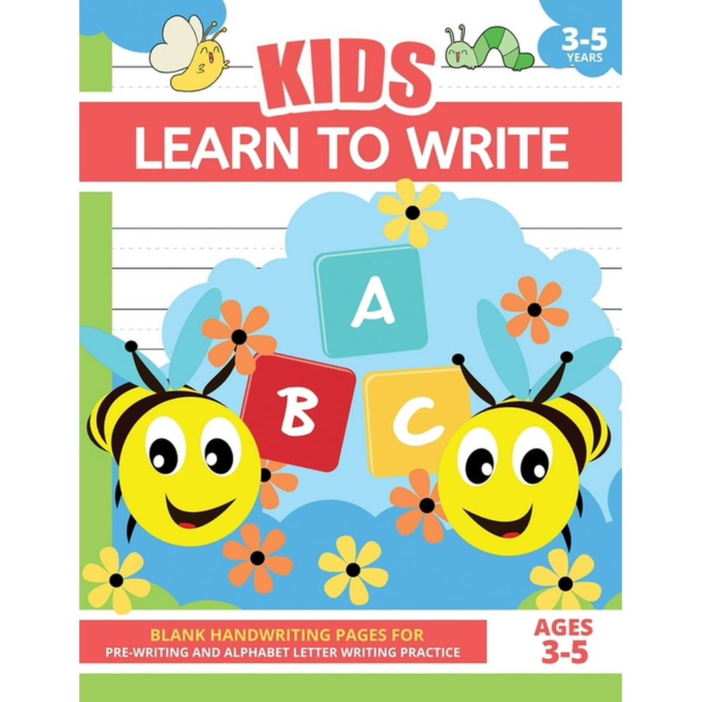 learn to write books for 5 year olds