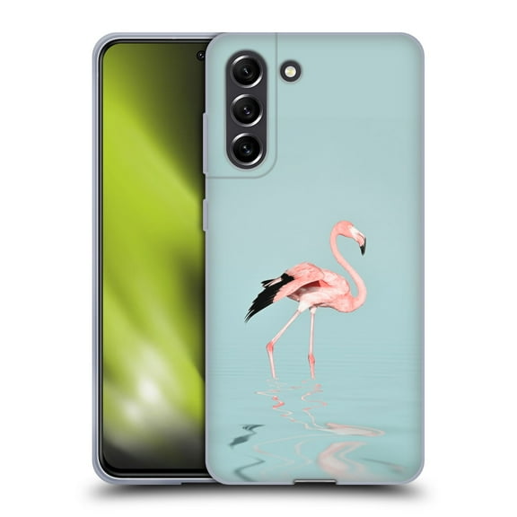 Head Case Designs Officially Licensed LebensArt Beings Flamingo Soft Gel Case Compatible with Samsung Galaxy S21 FE 5G