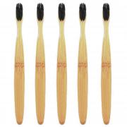 wooden charcoal toothbrush