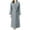 Gray, variant on Womens Robe Soft Knit Long Bathrobe with Pockets Lightweight Loungewear Sleepwear for Women with Long Sleeve