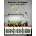 thumbnail image 2 of Techbee Indoor Digital Infinite Repeat Cycle Intermittent Outlet Timer Plug 24 Hour Programmable Timed Electrical Power Switch with Countdo, 2 of 7