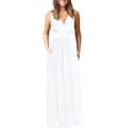 thumbnail image 1 of Vestido largo suelto sin mangas de verano para mujer Vestido largo casual con bolsillos Fokelyi FSHY034-497, 1 of 5