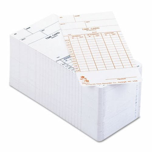 Acroprint Weekly Time Cards for ATR240 and ATR360 250/Pack 