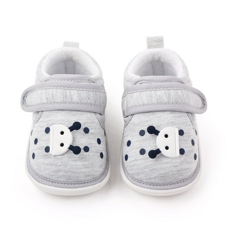 

LYCAQL Boys Girls Sneakers Baby Baby Autumn Winter Cute Animal Design Walking Shoes Casual Shoes Shoes Baby Boy (Grey 5 )