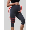 thumbnail image 4 of Beaisland Women's Maternity Capri Leggings over The Belly Pregnancy Yoga Pants Workout Activewear Leggings 2-Pack, 4 of 6