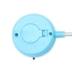thumbnail image 5 of Clip-On LED Table Lamp | ABS Folding Flexible Desk Light with Adjustable Metal Hose | High Brightness Circular Cabinet Lamp | Portable Energy Saving Clamp-On Night Light | White, 5 of 6