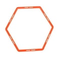 thumbnail image 3 of jinwen 60cm Hex Agility Rings Speed Hurdles Training Ladder Home Gym Soccer Trainer for, 3 of 9