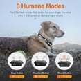 thumbnail image 2 of Petjoy 2-IN-1 Bark Collar,Remote Dog Training Collar,Adjustable Electronic Dog Collar,Shock Collar for Large Medium Small Dog,w/3 Modes,IPX7, 3300FT Remote Range(1 Dog)., 2 of 7