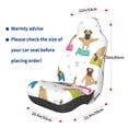 thumbnail image 2 of Lsque Yoga Dogs Poses Pattern Car Seat Covers for Front Seats , Waterproof Seat Covers for Cars, Sporty Front Seat Covers,Car Seat Cover Protector Front Seats, 2 of 5