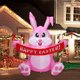 thumbnail image 4 of Cestas De Conejo De Pascua Paquete de 5 bolsas de Pascua con orejas bolsas de caza de conejo decoraciones de fiesta para niños Sywqhk Libre de BPA, 4 of 7