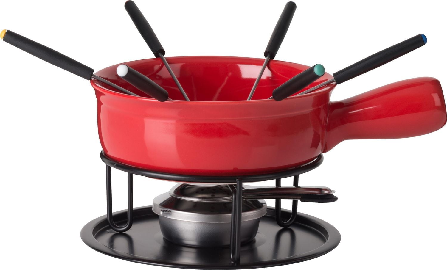 CARDINAL CHEESE FONDUE SET RED