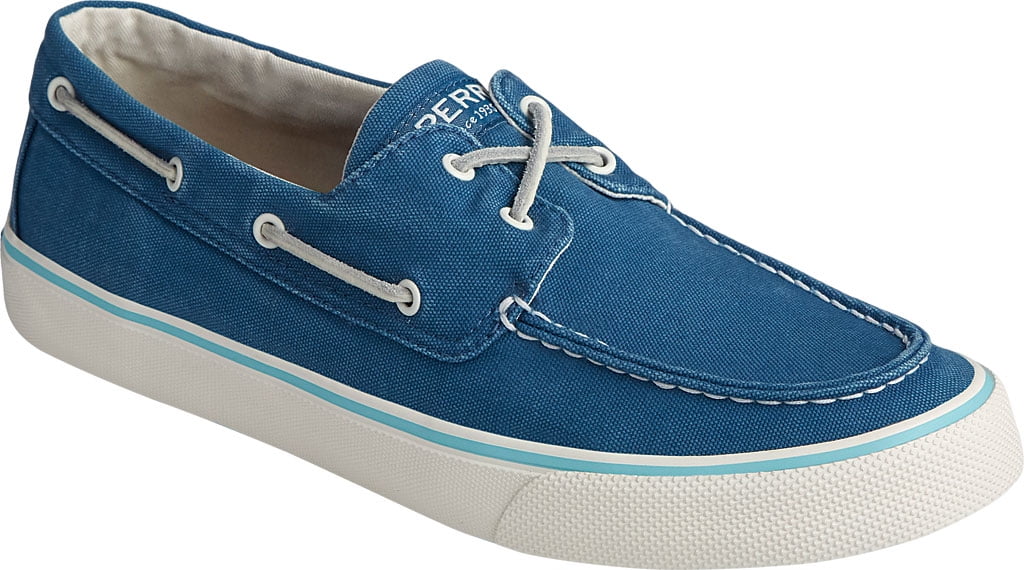 Boat Shoe Slate Blue Canvas 
