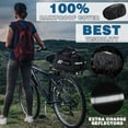 thumbnail image 2 of Bike Rack Bag - 3 in 1 Bicycle Trunk Bag, 13L/24L Capacity Bicycle Backseat Bag with Waterproof Carbon Fiber, Bike Rack Rear Luggage Bag with Shoulder Strap, 2 of 7