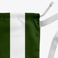 thumbnail image 2 of Simply Daisy Noel on a Stripe 28 x 36 inch Dark Green Laundry Bag, 2 of 3