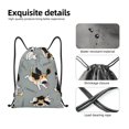 thumbnail image 4 of Bingfone Funny Beagle Active Dog Drawstrings Backpacks Bags for Men Women Gym Drawstrings Bag-Small, 4 of 6