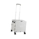 thumbnail image 4 of Carrito pequeño con ruedas Zulema versátil fácil de transportar sólido con tapa oculta cesta con ruedas cajón plegable gris, 4 of 8
