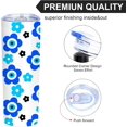 thumbnail image 6 of Evil Eye Flowers Libbey Insulated Skinny Tumblers Cup,Turkish Blue Coffee Mug 20 Oz with Lid Protection Good Luck Gift for Women,Double Wall Reusable Vacuum Stainless Steel Water Bottle, 6 of 6