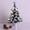 Silver, variant on RXMEKW Table Top Christmas Trees with Lights 3 Feet Premium Snow Flocked Hinged Artificial Mini Christmas Tree Fake Spruce Full Tree for Home Office Party Decoration Small Table Top Christmas Tree