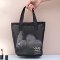 thumbnail image 3 of Bolsa de belleza de malla de gran capacidad, de maquillaje transparentes para vacaciones de fin de semana Tmvgtek Para Estrenar, 3 of 6