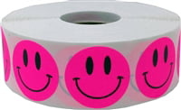 $6 Price Stickers Fluorescent Pink .75 Inch Round Circle Dots 500 Total