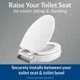 thumbnail image 3 of Bemis 4Let Medic-Aid Elongated Closed Front Toilet Seat - White, 3 of 6