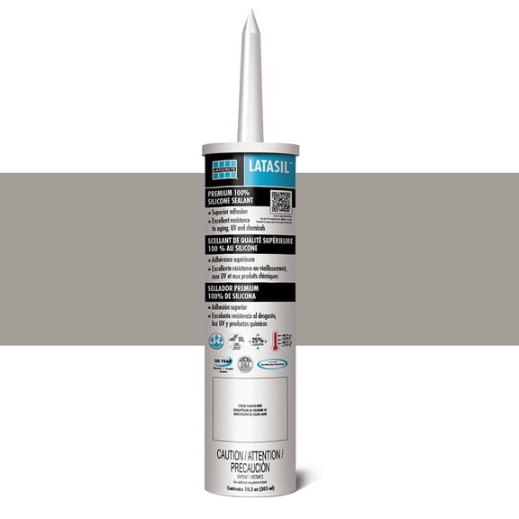LATICRETE Latasil High Performance Silicone Sealant, Stormy Grey #87