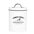 thumbnail image 2 of Amici Home , Boîte de Rangement en Métal pour Marché Fermier, 76 oz, Blanc, 2 of 10