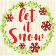 thumbnail image 3 of Dos Santos, Bella 20x20 Black Modern Framed Museum Art Print Titled - Let It Snow, 3 of 5