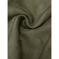 thumbnail image 6 of MODA NOVA Junior's Faux Suede Front Button Mini A-Line Skirt, 6 of 6