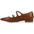 thumbnail image 2 of Journee Womens Gretel Multistrap Buckle Detail Pointed Toe Block Heel Comfort Ballet Pumps, 2 of 9