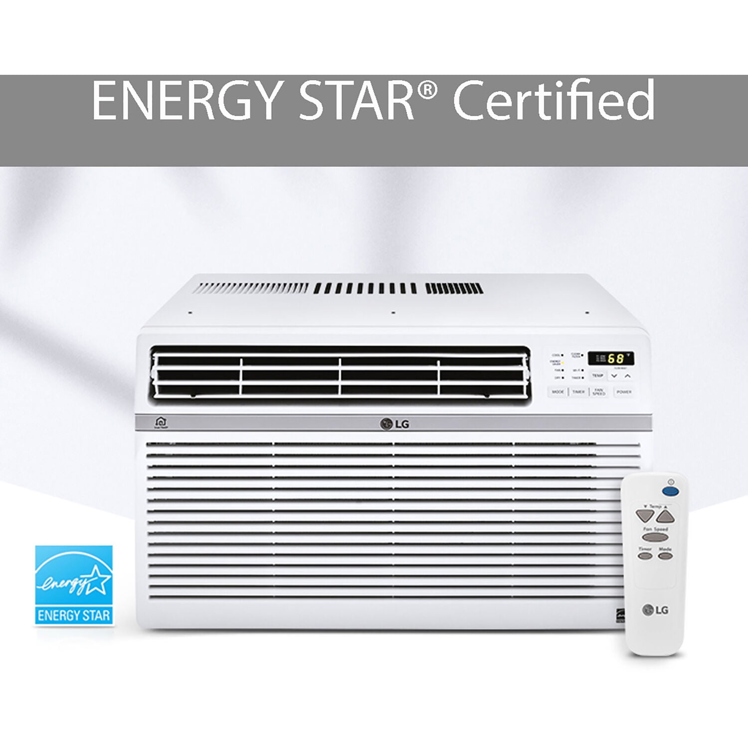 LG Energy Star 8,000 BTU 115V Window Air Conditioner with Wi-Fi Control