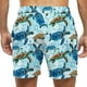 thumbnail image 4 of Kakii Men's Swim Trunks Hawaiian Bathing Mesh Lining Suit Swimsuits Beach Shorts with Pockets, 4 of 6