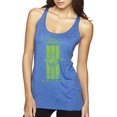 thumbnail image 1 of Green Striped Ford Mustang | Womens Cars and Trucks Premium Tri-Blend Racerback Tank Top, Vintage Royal, X-Large, 1 of 3