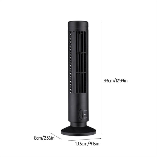 Ventilador de Torre Mini Ventilador de Escritorio Sin Aspas, Ventilador de Escritorio Vertical para el Hogar, Oficina de Estudiantes, Adecuado para Oficina en Casa y Dormitorio