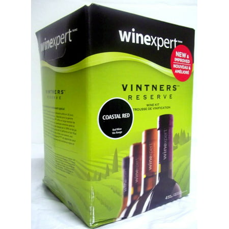 Coastal Red (Red Burgundy) Wine Making Kit - Vintners (Best Non Alcoholic Red Wine)