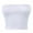 White, variant on Women's Basic Casual Strapless Backless Bandeau Tube Top
