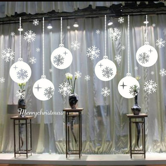 Dsscvnef Christmas Snowflake Window Stickers Bedroom Living Room Wall 3d Stick on Wall Panels in the Dark Stuff