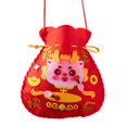 thumbnail image 1 of Diy Festival-themed Crafts Chinese New Year Diy Lucky Bag Material Bright Color Cartoon Design Handmade with Hanging Rope Chinese Spring Festival, 1 of 1
